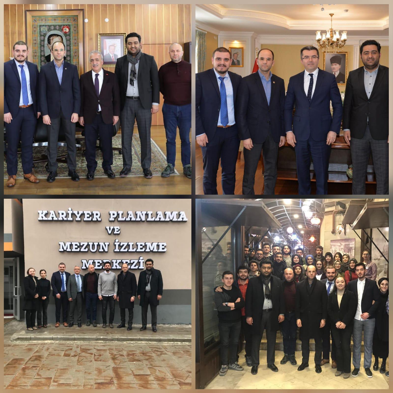 Yeni Siyaset Platformu Başkanı Faik Tunay ve Yönetim Kurulu Üyeleri Muhammed Ali Karakaş ve Yusuf Hacıcaferoğlu Erzurum programını tamamladı.